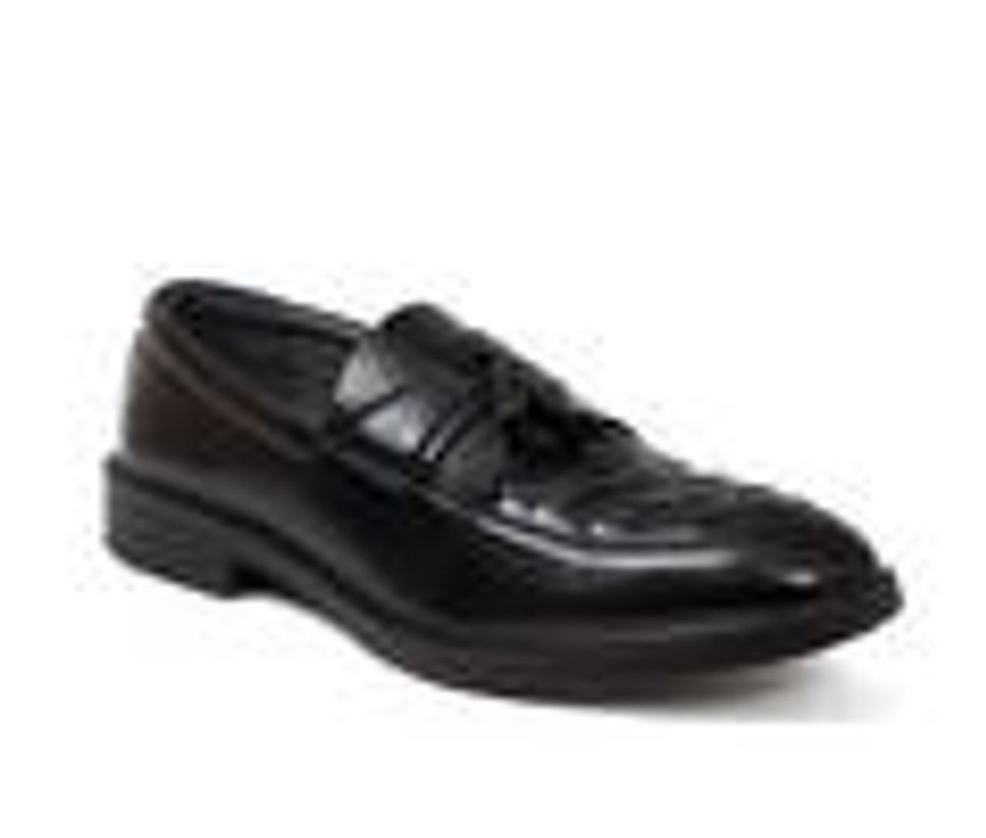 Men Deer Stags Loafers | Men'S Deer Stags Borough Dress Loafers Black