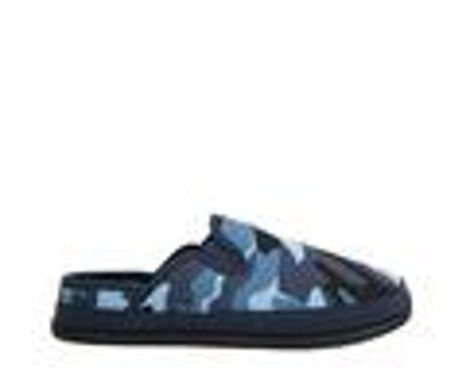 Kids Deer Stags Casual | Boys' Deer Stags Little Kid & Big Kid Lil Spike Slip-On Shoes Navy/Blue Camo