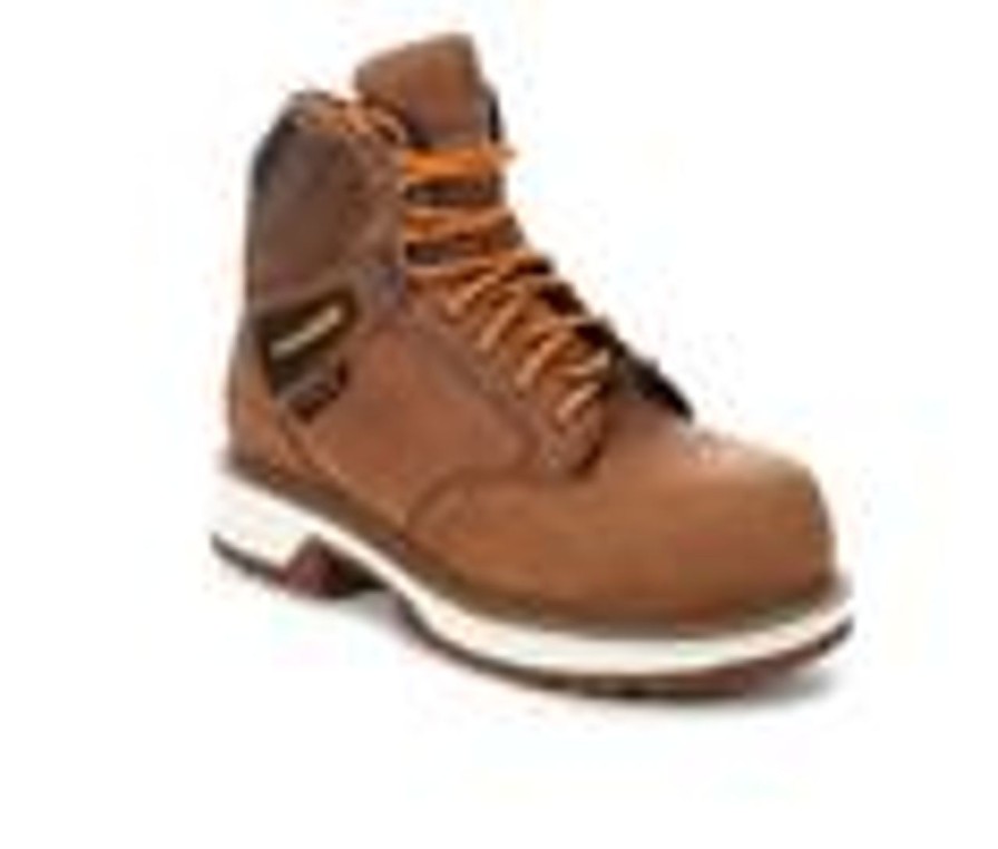 Men Wolverine Slip Resistant | Men'S Wolverine Hellcat Ultraspring Work Boots Beeswax