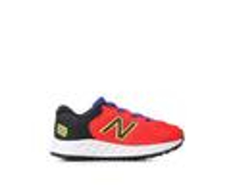 Kids New Balance Athletics & Sneakers | Boys' New Balance Toddler Arishi Iaarigc2 Slip-On Running Shoes Red/Blk/Ylw Wd