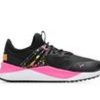 Kids Puma Athletics & Sneakers | Girls' Puma Little Kid & Big Kid Pacer Future Splatter Running Shoes Blk/Pink/Orange