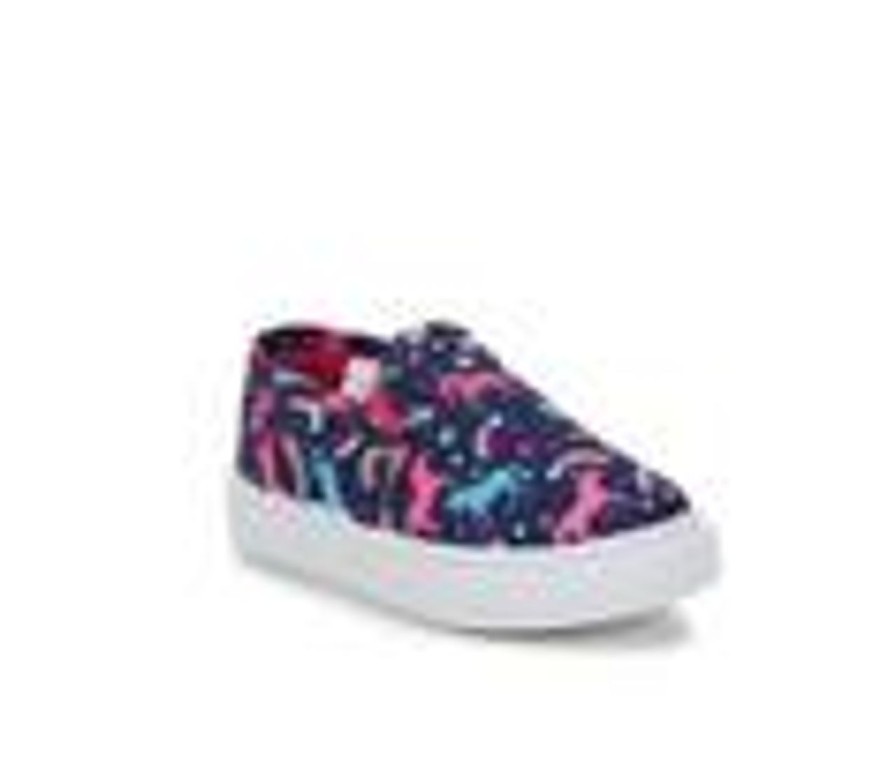 Kids Paris Blues Casual | Girls' Paris Blues Toddler Tara Slip-On Shoes Navy