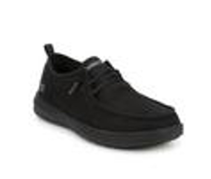 Men Skechers Work Slip Resistant | Men'S Skechers Work 200197 Melo Slip Resistant Safety Shoes Black