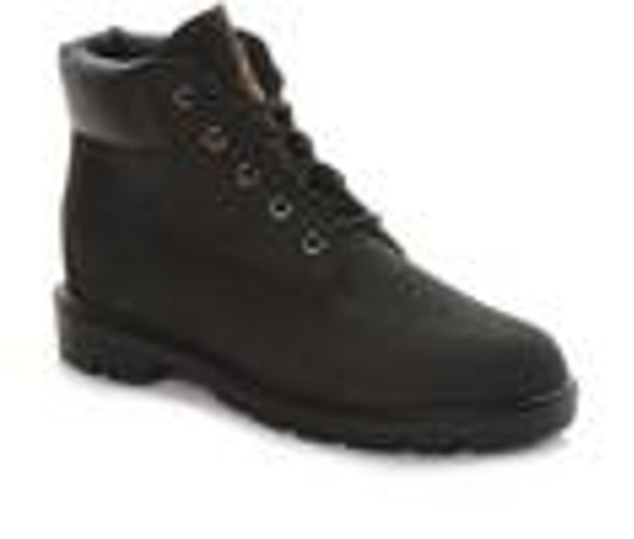 Kids Timberland Boots | Boys' Timberland Little Kid 10710 6 Inch Classic Boots Black Nubuck