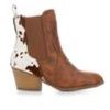 Kids MIA Boots | Girls' Mia Little Kid & Big Kid Ronja Boots Cognac/Cow Prnt