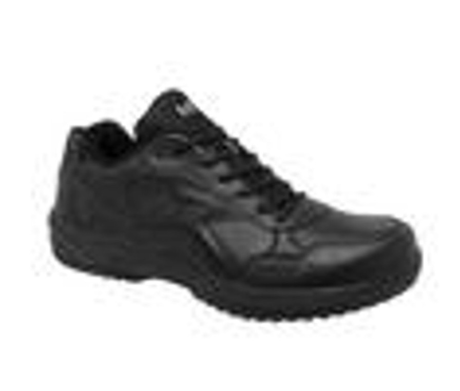 Men AdTec Slip Resistant | Men'S Adtec Composite Toe Uniform Athletic Work Shoes Black