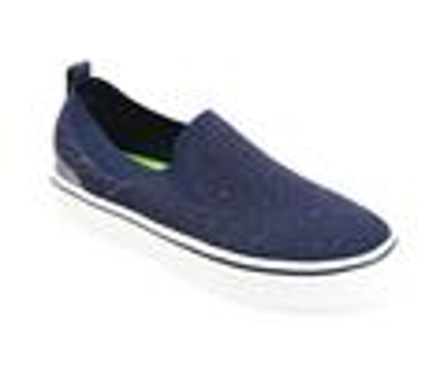 Men Vance Co. Loafers And Slip-Ons | Men'S Vance Co. Hamlin Casual Slip-On Shoes Blue