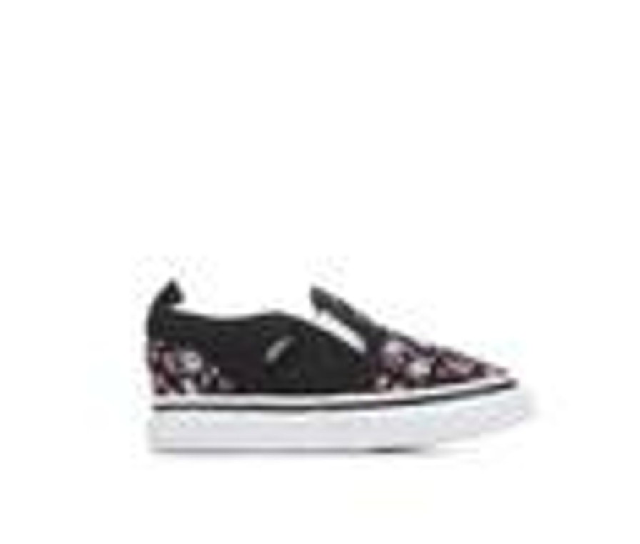 Kids Vans Athletics & Sneakers | Girls' Vans Toddler Asher V Print Slip-On Sneakers Ditsy Floral/Bk