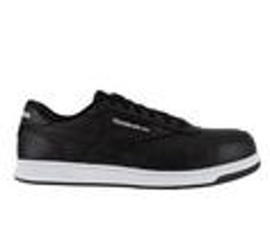 Men REEBOK WORK Composite And Alloy Toe | Men'S Reebok Work Club Memt Rb417 Slip-Resistant Work Shoes Black/White