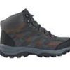 Men Northside Hiking And Hunting | Men'S Northside Gresham Mid Waterproof Hiking Boots Charcoal/Orange