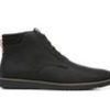 Men Dr. Scholls Boots | Men'S Dr. Scholls Syndicate Dress Boots Black Synthetic