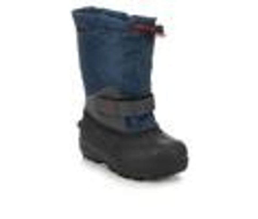 Kids Columbia Boots | Boys' Columbia Little Kid & Big Kid Powderbug Forty Winter Boots Petrol Blue