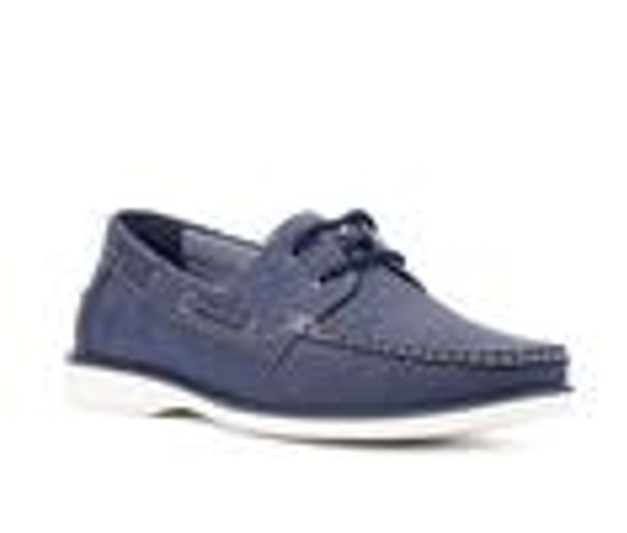 Men Xray Footwear Boat Shoes | Men'S Xray Footwear Zahav Boat Shoes Navy