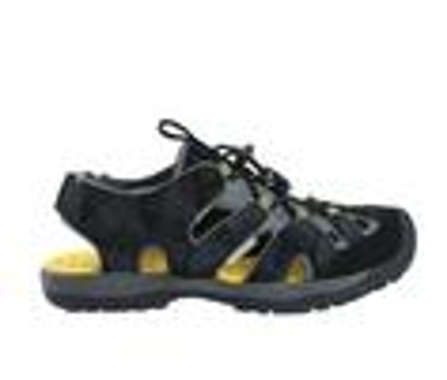 Kids Northside Sandals | Boys' Northside Toddler & Little Kid Burke Se Outdoor Sandals Black/Yellow