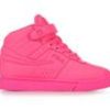 Kids Fila Athletics & Sneakers | Girls' Fila Little Kid & Big Kid Vulc 13 Knockout High-Top Sneakers Pink/Pink/Pink