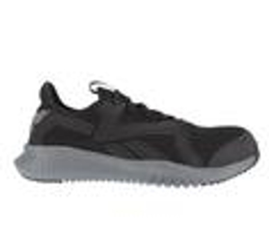 Men REEBOK WORK Composite And Alloy Toe | Men'S Reebok Work Flexagon 3.0 Work Shoes Black/Grey