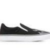 Men Vans Slip-Ons | Men'S Vans Asher Deluxe Skate Shoes Blk/Wht Flame