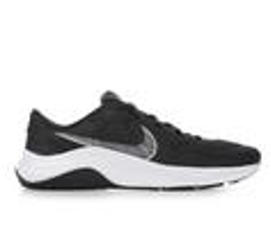 Men Nike Cross Training | Men'S Nike Legend Essential 3 Sustainable Training Shoes Black/Wht/Grey