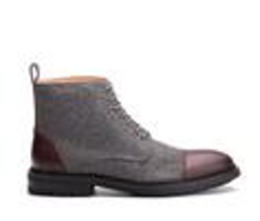 Men Vintage Foundry Co Boots | Men'S Vintage Foundry Co Remington Boots Burgundy