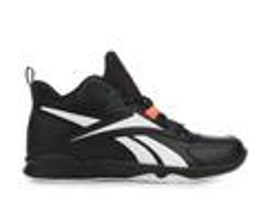 Kids Reebok Athletics & Sneakers | Boys' Reebok Little Kid & Big Kid More Buckets Basketball Shoes Blk/White/Orng