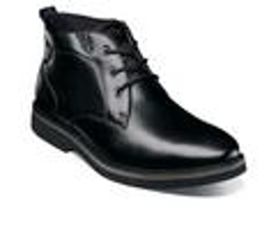 Men Nunn Bush Boots | Men'S Nunn Bush Denali Plain Toe Chukka Waterproof Boots Black