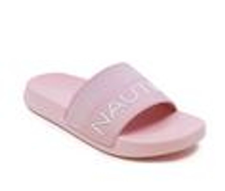 Kids Nautica Sandals | Girls' Nautica Gaff 13-5 Flip-Flops Blush