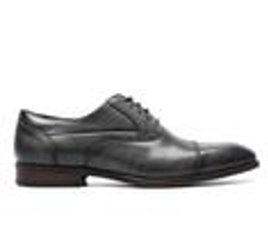 Men Stacy Adams Oxfords | Men'S Stacy Adams Kallum Dress Oxfords Gray