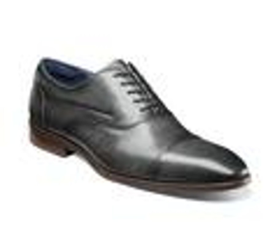 Men Stacy Adams Oxfords | Men'S Stacy Adams Kallum Dress Oxfords Gray