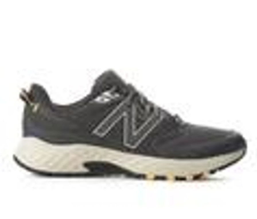 Men New Balance Walking And Hiking | Men'S New Balance Mt410V7 Trail Running Shoes Grey/Orange