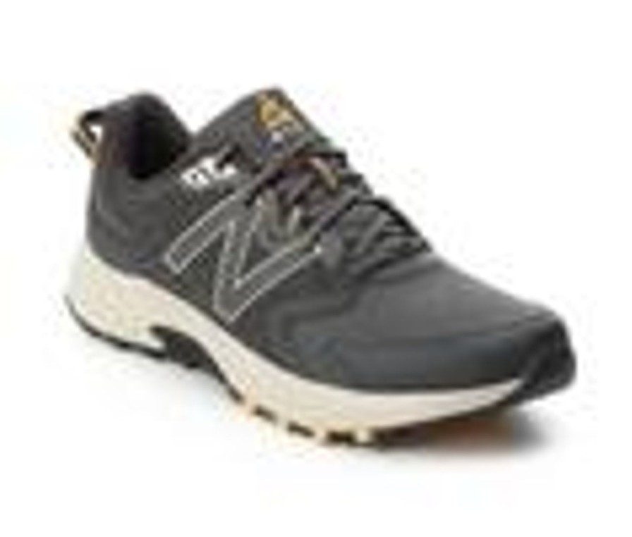 Men New Balance Walking And Hiking | Men'S New Balance Mt410V7 Trail Running Shoes Grey/Orange