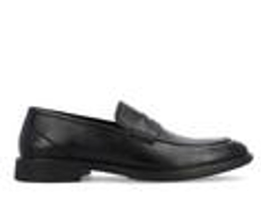 Men Vance Co. Loafers | Men'S Vance Co. Keith-Wide Dress Loafers Black