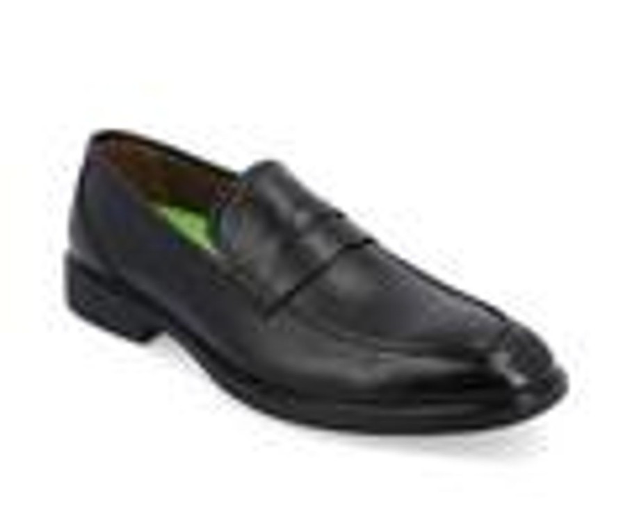 Men Vance Co. Loafers | Men'S Vance Co. Keith-Wide Dress Loafers Black