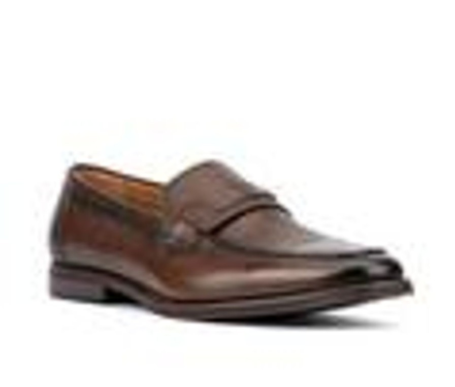 Men Vintage Foundry Co Loafers | Men'S Vintage Foundry Co Rawson Dress Loafers Brown