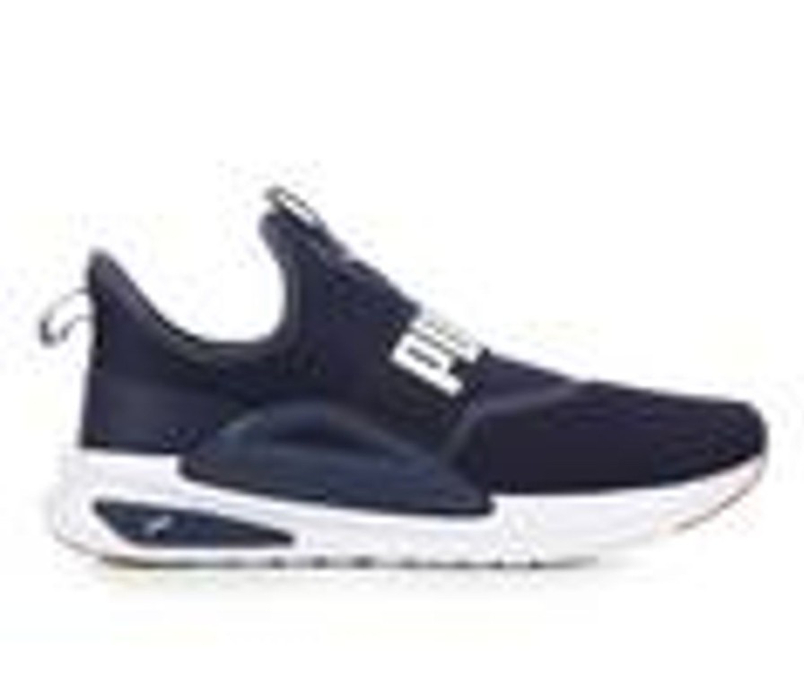 Men Puma Cross Training | Men'S Puma Softride Enzo Evo Slip Sneakers Navy/White