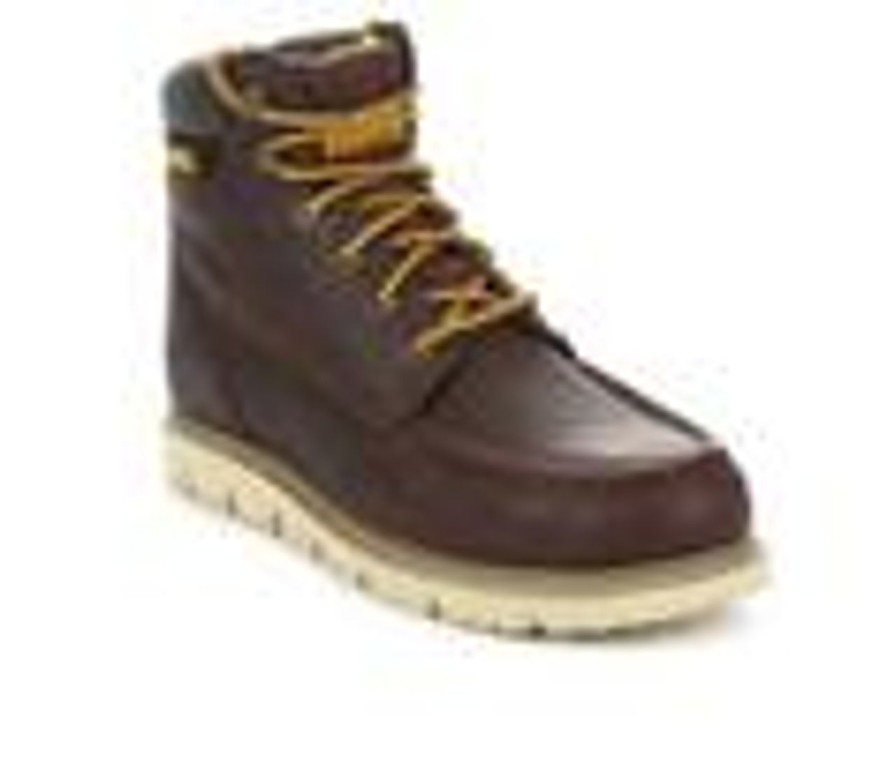 Men DeWALT Soft Toe | Men'S Dewalt Flex Moc Work Boots Walnut Pit Stop