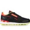 Kids Reebok Casual | Boys' Reebok Little Kid Classic Step N Flash Light-Up Running Shoes Black/Orange