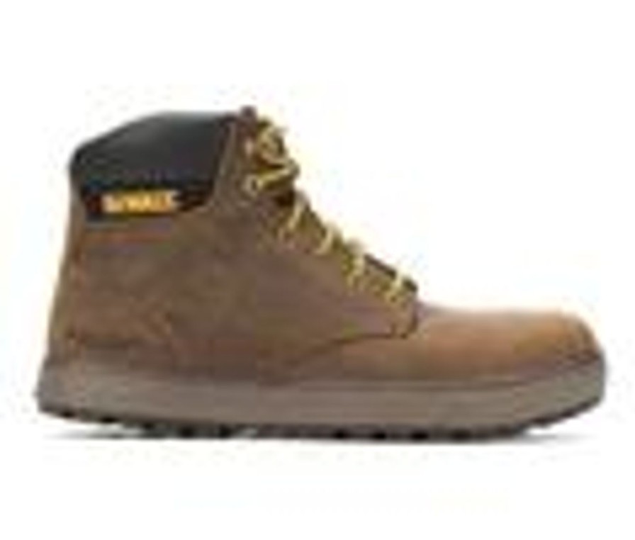 Men DeWALT Electric Hazard | Men'S Dewalt Plasma 6 Inch Steel Toe Work Boots Brown