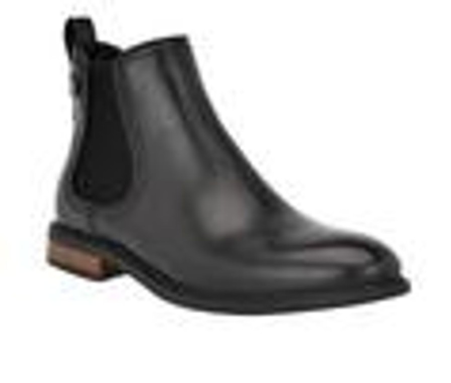 Men Tommy Hilfiger Boots | Men'S Tommy Hilfiger Vitus Chelsea Dress Boots Black