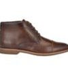 Men Tommy Hilfiger Boots | Men'S Tommy Hilfiger Rawstin Chukka Dress Boots Brown