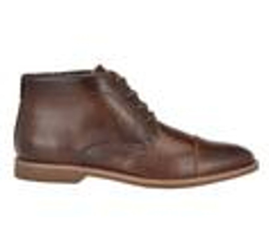 Men Tommy Hilfiger Boots | Men'S Tommy Hilfiger Rawstin Chukka Dress Boots Brown