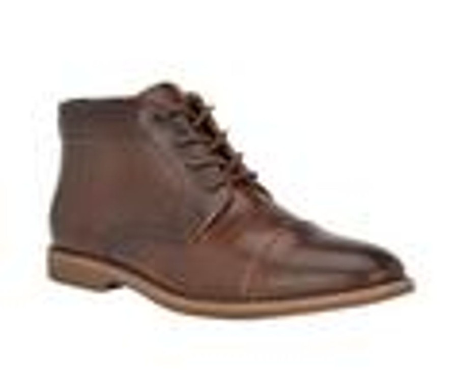 Men Tommy Hilfiger Boots | Men'S Tommy Hilfiger Rawstin Chukka Dress Boots Brown