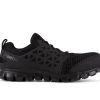 Men REEBOK WORK Electric Hazard | Men'S Reebok Work Sublite Cushion Mesh Alloy Toe Work Shoes Black