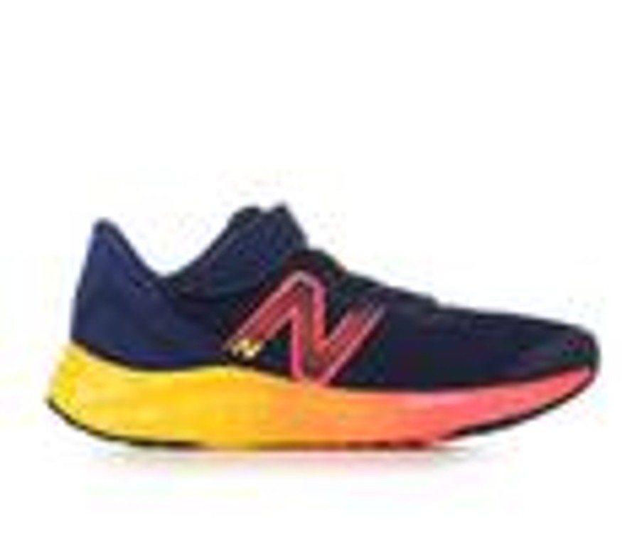 Kids New Balance Athletics & Sneakers | Boys' New Balance Little Kid Arishi V4 Wide Width Running Shoes Navy/Elecred