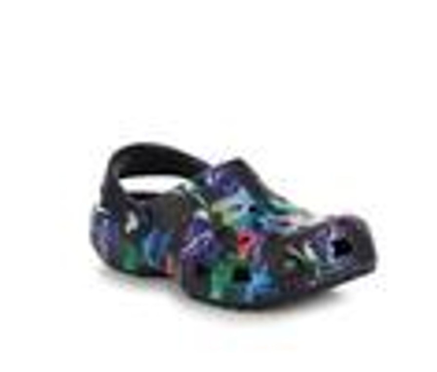 Kids Crocs Sandals | Boys' Crocs Infant & Toddler Classic Dino Clogs Deep Navy/Multi