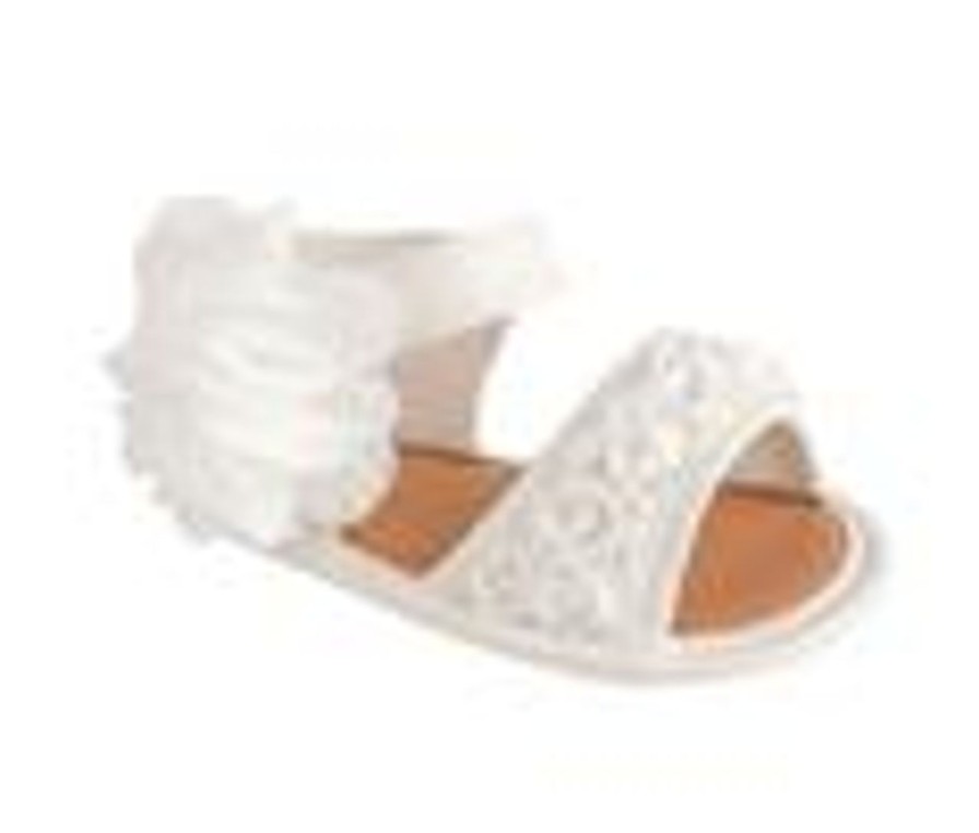 Kids Baby Deer Sandals | Girls' Baby Deer Infant Tiffany Crib Shoe Sandals Ivory