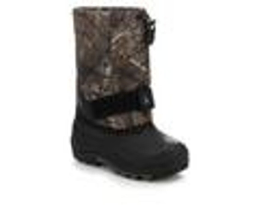 Kids Kamik Boots | Boys' Kamik Little Kid & Big Kid Rocket Camo Sustainable Winter Boots Mossy Oak