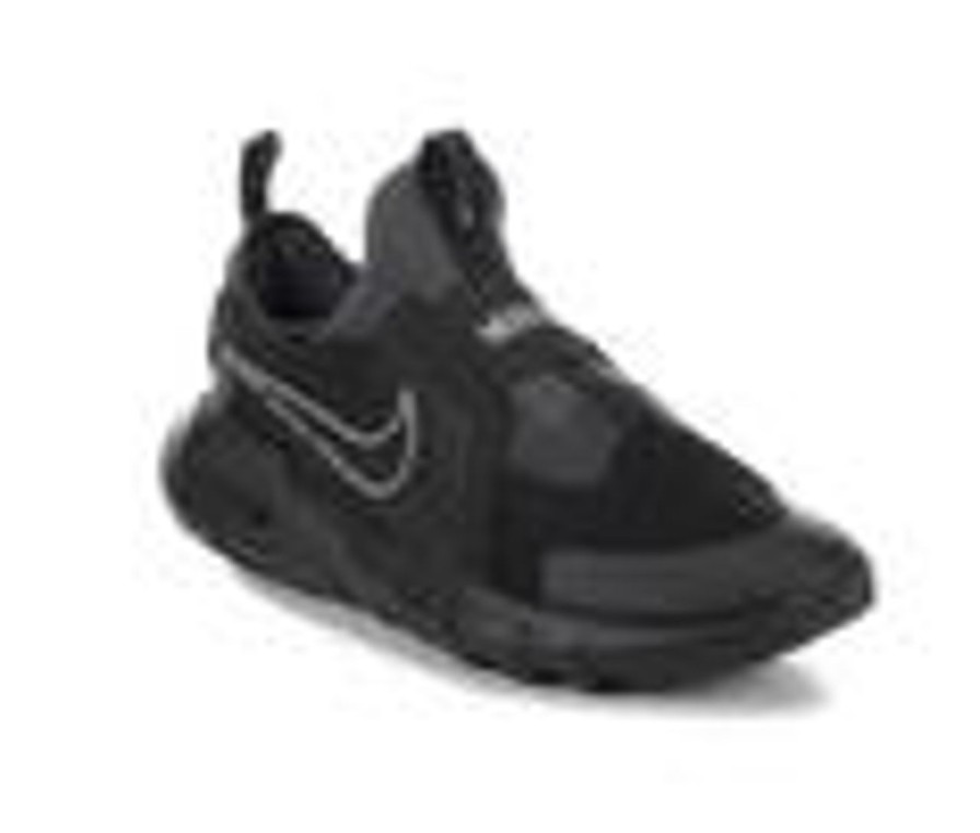 Kids Nike Athletics & Sneakers | Kids' Nike Little Kid Flex Runner 2 Slip-On Running Shoes Grey/Blk/Blue