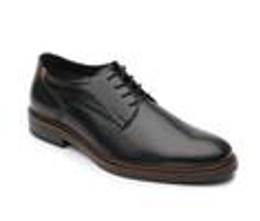 Men Flexi Shoes Oxfords | Men'S Flexi Shoes Parker Dress Shoes Black