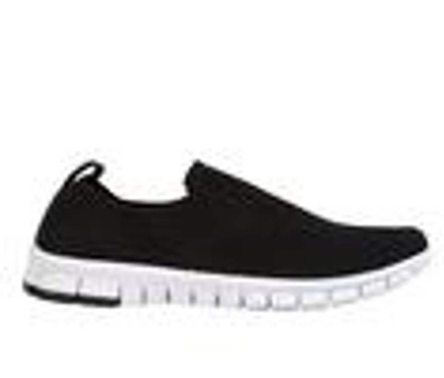 Men Deer Stags Slip-Ons | Men'S Deer Stags Eddy Slip-On Sneakers Black