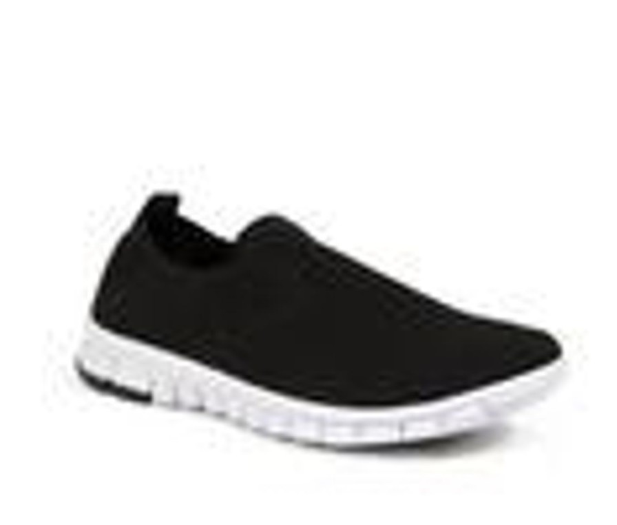 Men Deer Stags Slip-Ons | Men'S Deer Stags Eddy Slip-On Sneakers Black